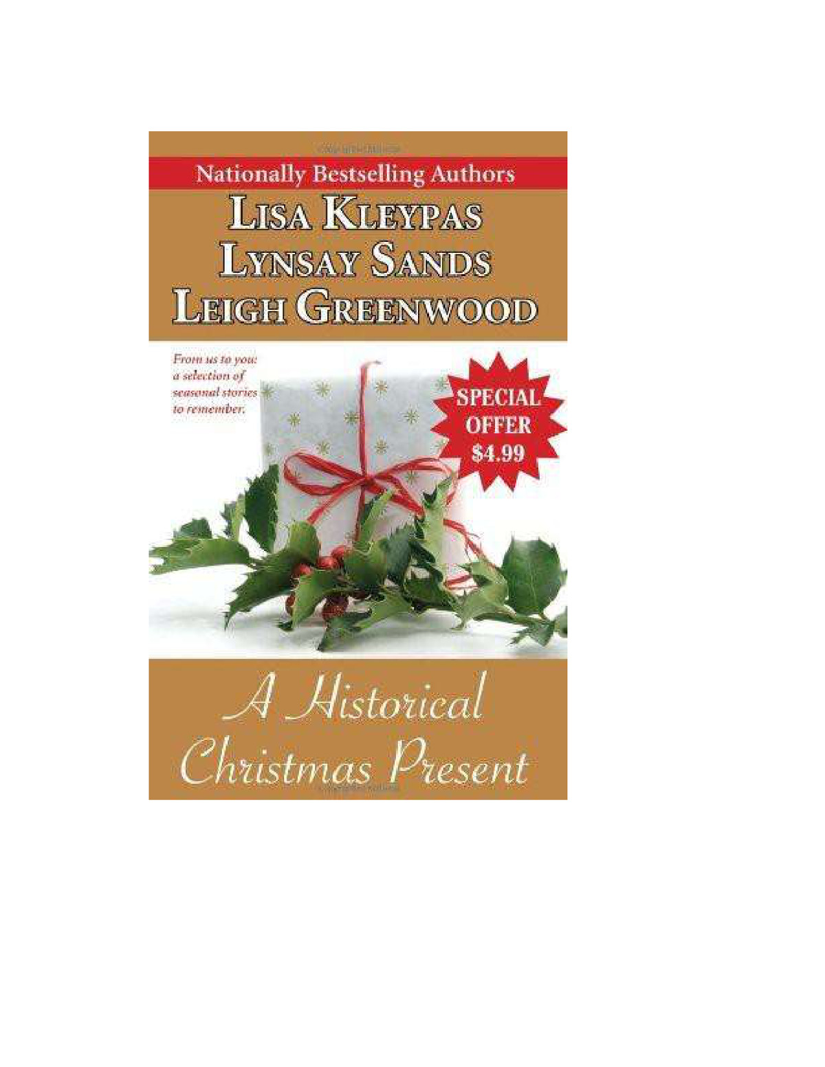 Historical Christmas Present Anthology Kleypas Lisa Sands L Greenwood L
