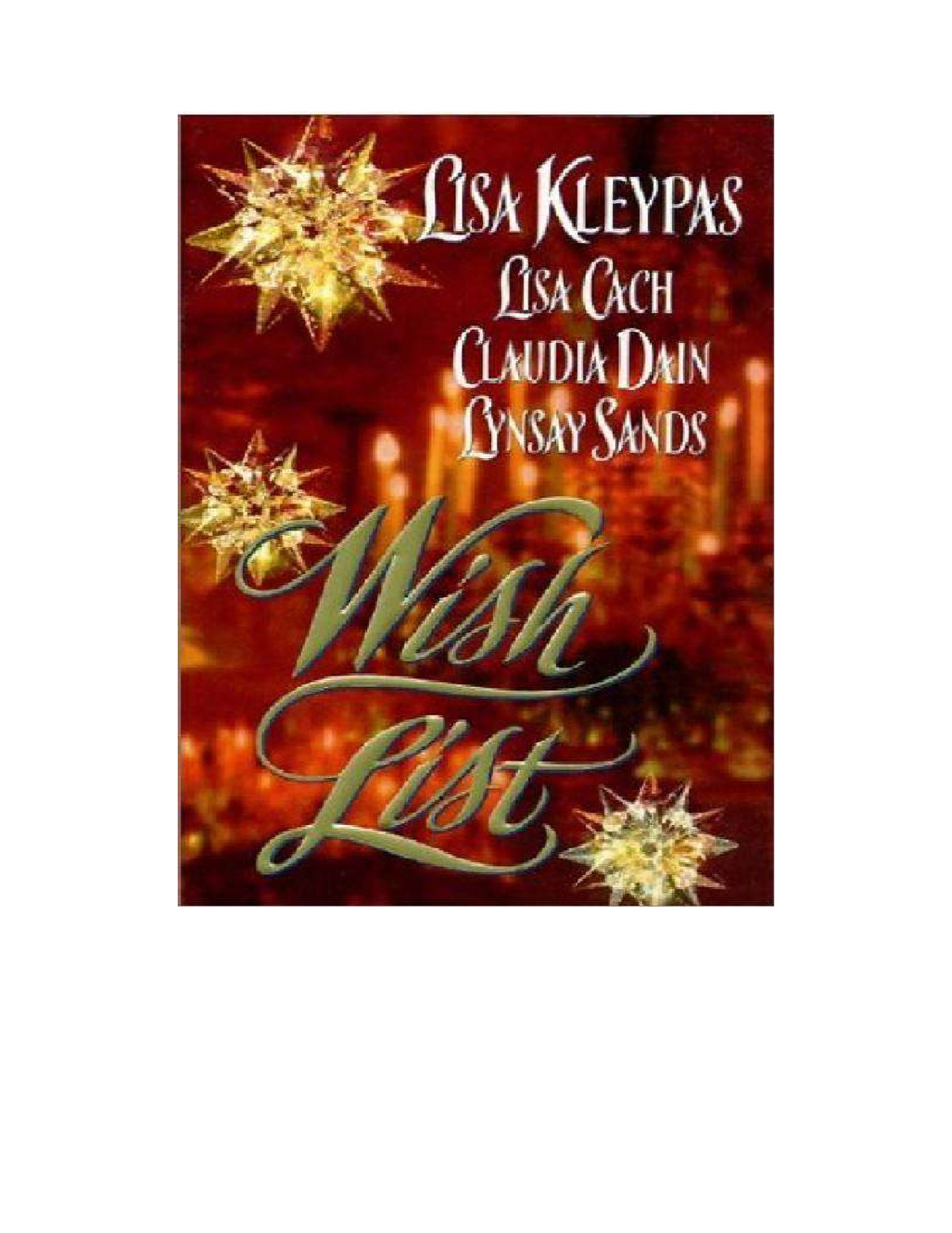 Wish List Anthology Cach Lisa Dain C Kleypas L Sands L