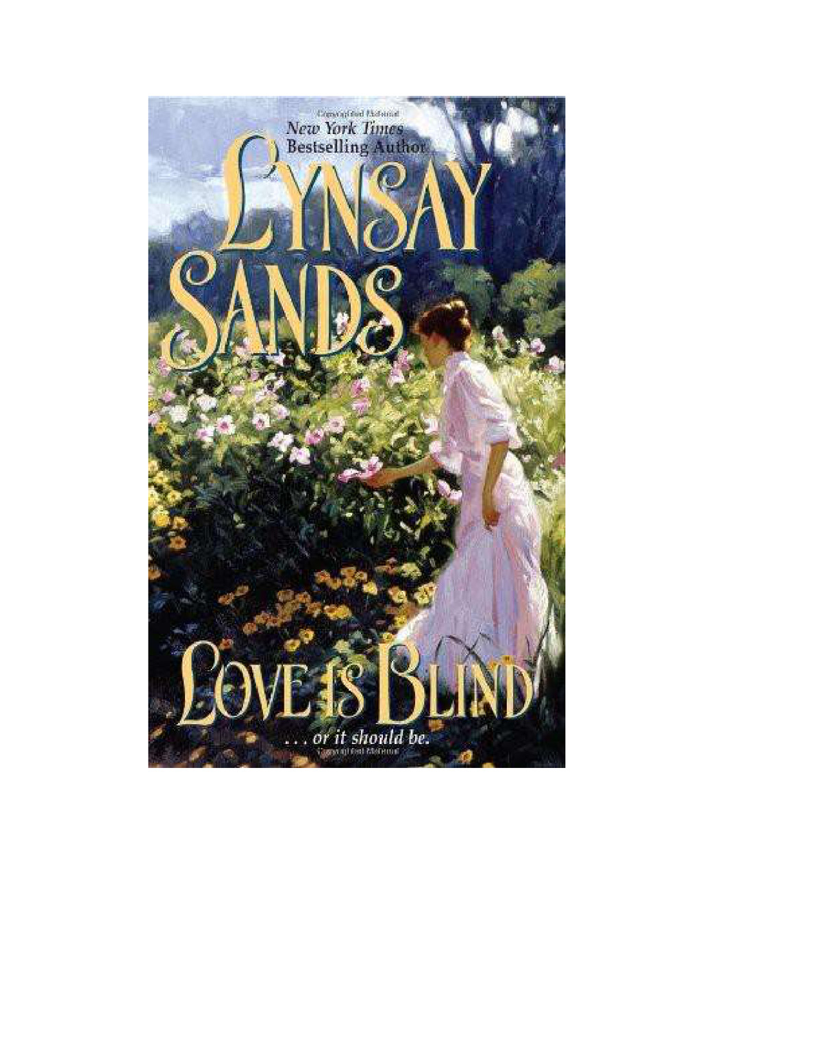 Love Is Blind First Edition Lynsay Sands