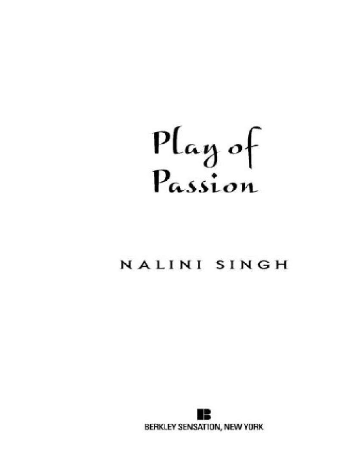Play Of Passion Psychangeling 09 Nalini Singh