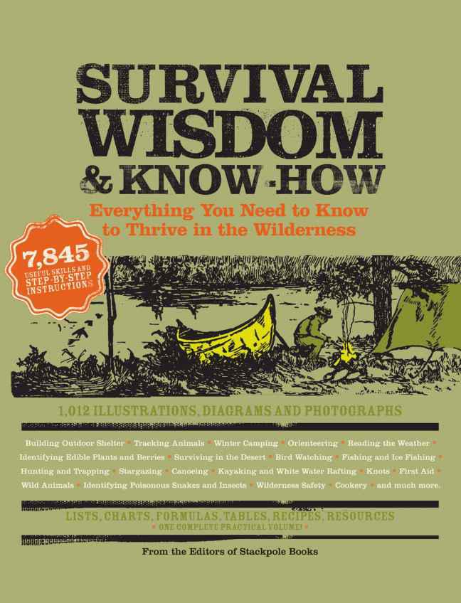 Survival Wisdom Know How Everything You Need To Know To Thrive In The Wilderness Cc The Editors Of Stackpole Books