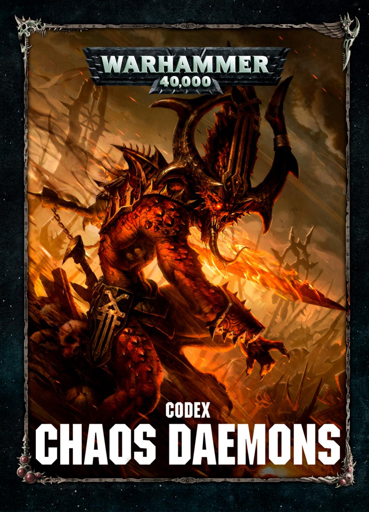 Warhammer 40000 Codex Chaos Daemons 8th Edition Games Workshop Ltd