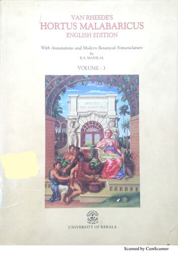Hortus Malabaricus Vol 3 Hendrik Van Reede Tot Drakestein