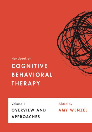 Handbook Of Cognitive Behavioral Therapy Volume 1 Amy Wenzel