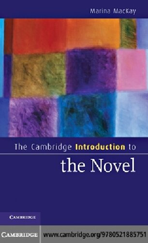 The Cambridge Introduction To The Novel Marina Mackay