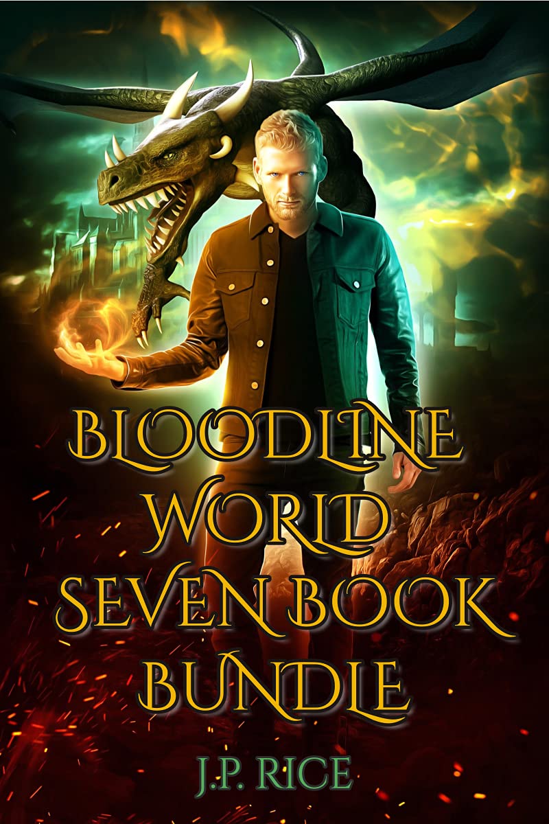 Bloodline World Seven Book Bundle 7 Books From The Bloodline Awakened Series And Scarlet Dragon Saga Jp Rice