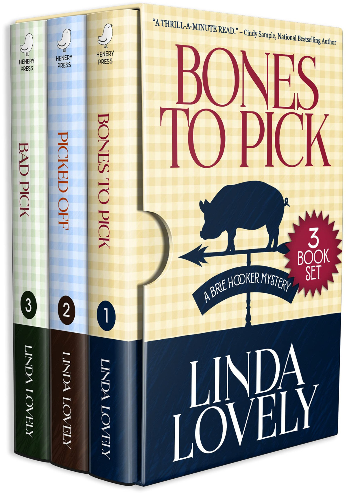 Brie Hooker Cozy Mystery Boxed Set Books 13 Linda Lovely