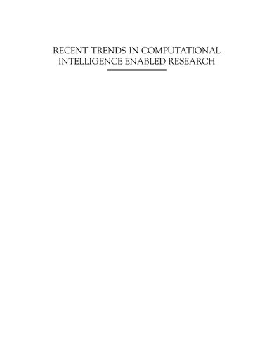Recent Trends In Computational Intelligence Enabled Research Theoretical Foundations And Applications Siddhartha Bhattacharyya Editor