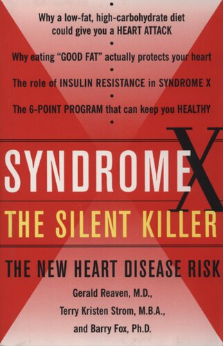 Syndrome X Terry Kirsten Strom Barry Fox Gerald Reaven