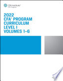 2022 Cfa Program Curriculum Level I Box Set 1st Edition Cfa Institute
