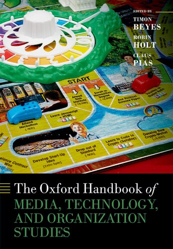 The Oxford Handbook Of Media Technology And Organization Studies Oxford Handbooks Timon Beyes
