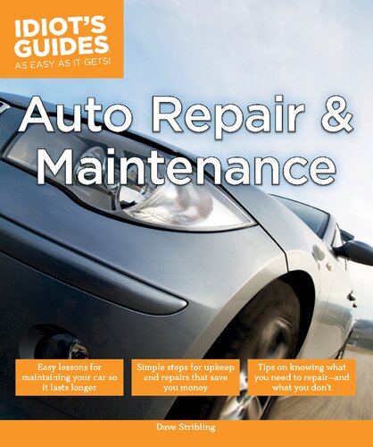 Auto Repair And Maintenance Illustrated Dave Stribling