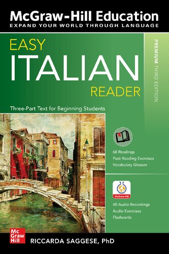 Easy Italian Reader Premium Third Edition 3rd Edition Saggese