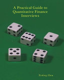 A Practical Guide To Quantitative Finance Interviews 14th Edition Zhou