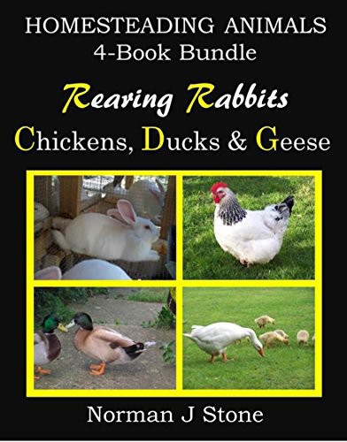 Homesteading Animals 4book Bundle Rearing Rabbits Chickens Ducks And Geese A Comprehensive Introduction To Raising Popular Farmyard Animals Norman J Stone