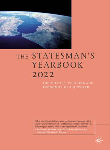 The Statesmans Yearbook 2022 The Politics Cultures And Economies Of The World Palgrave Macmillan