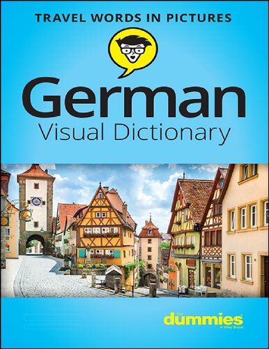 German Visual Dictionary For Dummies 1st Edition Consumer Dummies