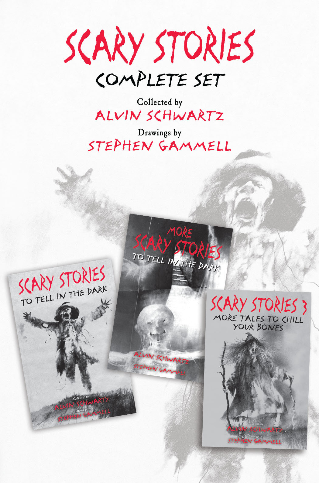 Scary Stories Complete Set Alvin Schwartz