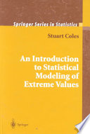 An Introduction To Statistical Modeling Of Extreme Values 2001th Edition Stuart Coles