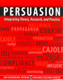 Persuasion Integrating Theory Research And Practice 1st Edition Frymier Ann Bainbridge Nadler Marjorie Keeshan