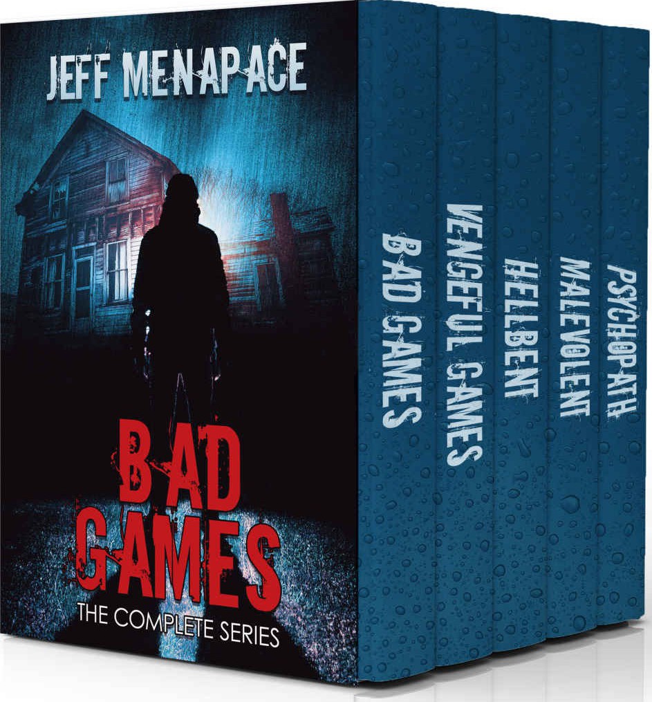 Bad Games The Complete Series Bad Games Vengeful Games Hellbent Malevolent Psychopath Jeff Menapace