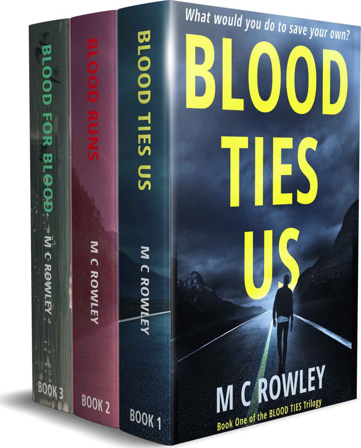 The Blood Ties Trilogy Box Set M C Rowley