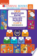 Oswaal Cbse Question Bank Class 12 Mathematics Book Chapterwise Topicwise Includes Objective Types Mcqs For 2021 Exam Oswaal Editorial Board