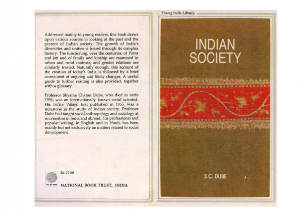 Indian Society S C Dube
