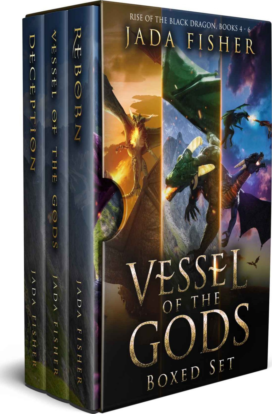 Vessel Of The Gods Boxed Set Rise Of The Black Dragon Books 46 Jada Fisher