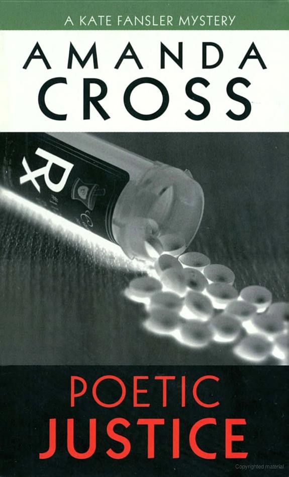 Poetic Justice Kate Fansler 3 Amanda Cross