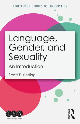 Language Gender And Sexuality An Introduction Scott F Kiesling