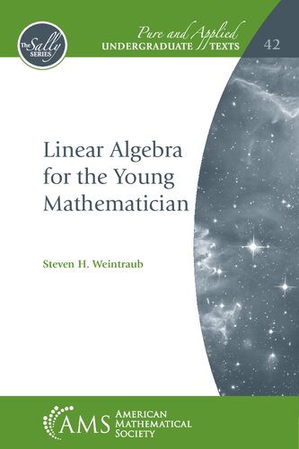 Linear Algebra For The Young Mathematician Steven H Weintraub