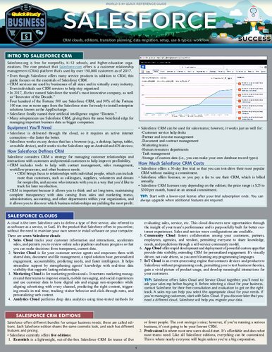 Salesforce A Quickstudy Laminated Reference Guide 1st Edition Christopher Matthew Spencer