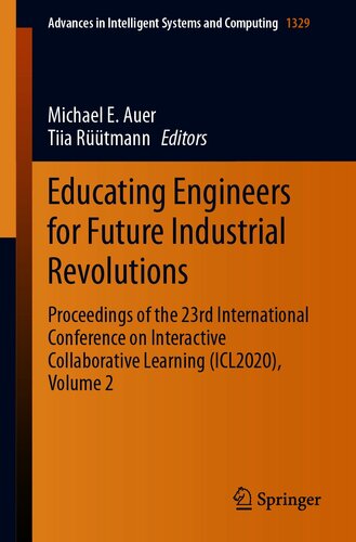 Proceedings Of The 23rd International Conference On Interactive Collaborative Learning Icl2020 Volume 2 Michael E Auer Tiia Rtmann