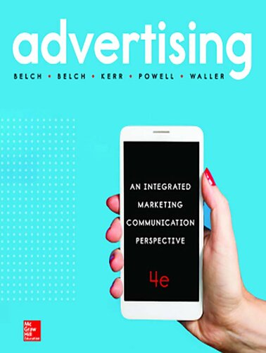 Advertising An Integrated Marketing Communication Perspective 4th Edition Belch