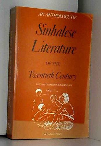 An Anthology Of Sinhalese Literature Of The Twentieth Century Reynolds