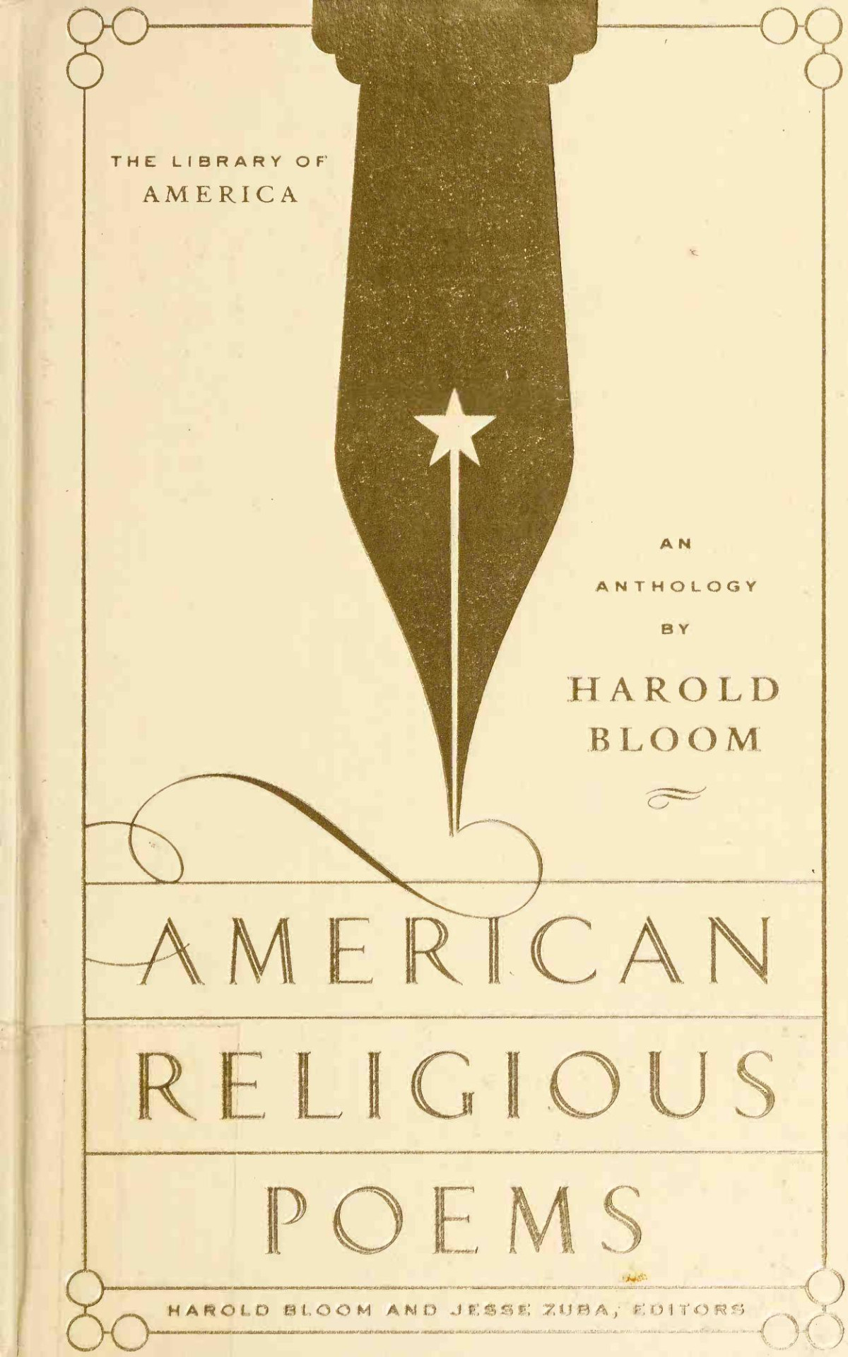 American Religious Poems An Anthology Harold Bloom