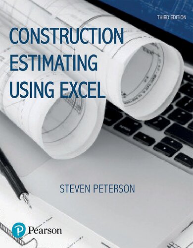 Construction Estimating Using Excel 3rd Edition Peterson Mba Pe