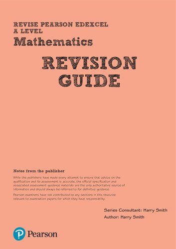 Revise Edexcel A Level Mathematics Revision Guide Harry Smith