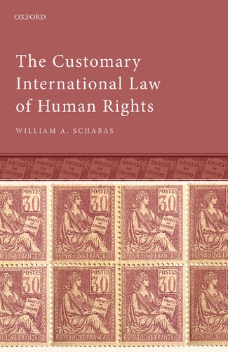 The Customary International Law Of Human Rights William A Schabas