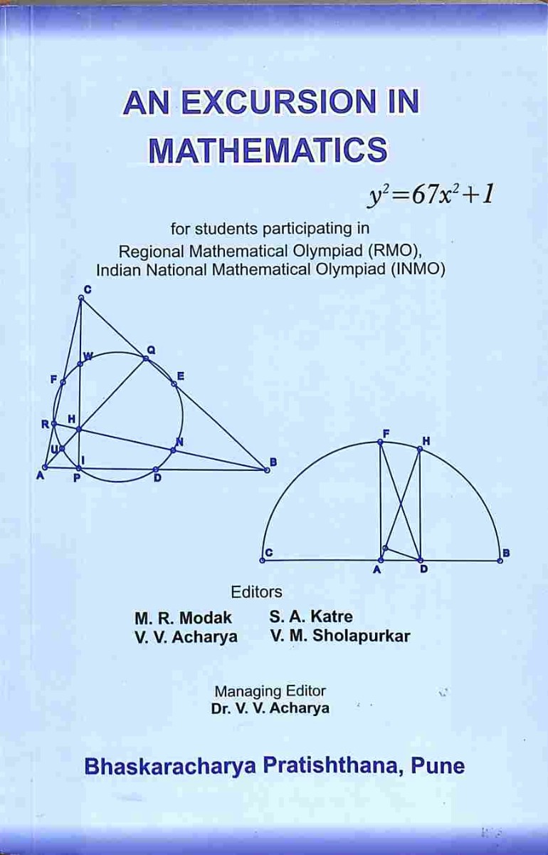 An Excursion In Mathematics 14th Edition M R Modak S A Khatre