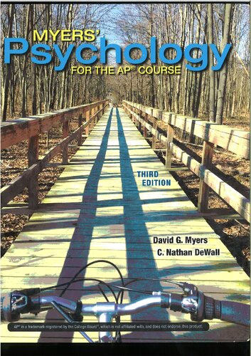Myers Psychology For The Ap Course 3 Edition 3rd Edition David G Myers