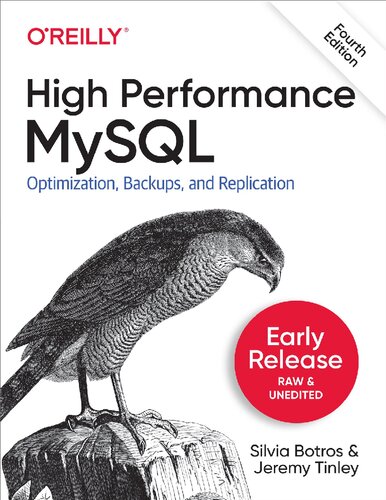 High Performance Mysql 4th Edition 4th Silvia Botros Jeremy Tinley