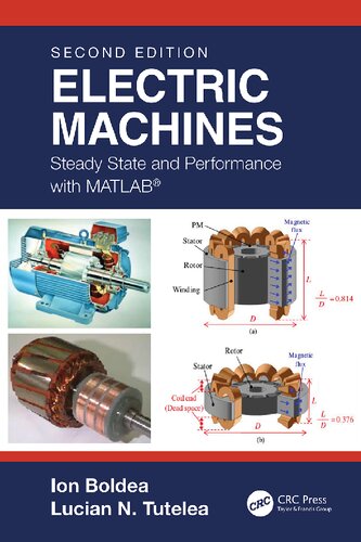 Electric Machines Steady State And Performance With Matlab 2nd Edition Ion Boldea
