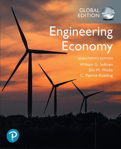 Engineering Economy Global Edition 17th Edition William G Sullivan
