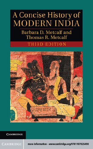 A Concise History Of Modern India 3rd Edition Barbara D Metcalf