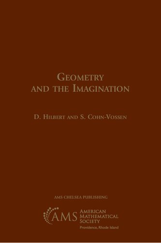 Geometry And The Imagination 2nd Edition David Hilbert Stephan Cohnvossen
