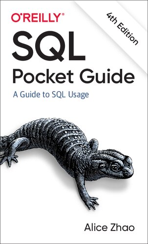 Sql Pocket Guide A Guide To Sql Usage 4th Edition Alice Zhao