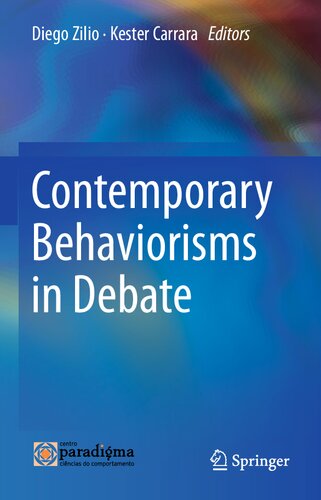 Contemporary Behaviorisms In Debate Zilio Diego Carrara Kester Eds