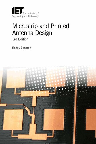Microstrip And Printed Antenna Design Telecommunications 3rd Edition Randy Bancroft